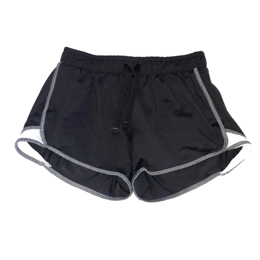 Black workout shorts